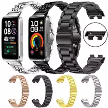 Metal Strap For Huawei Band 10 9 8 Luxury Stainless Steel Replaceable Bracelet Wristband For Huawei Band 8/9/10 Accessories Belt