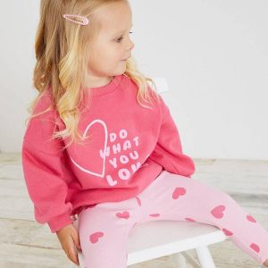 Autumn girls' sweatshirt set children's long-sleeved cotton set European and American casual girl pants suit