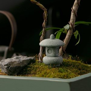 Factory Wholesale artificial flower stones and pots for garden and home decoration