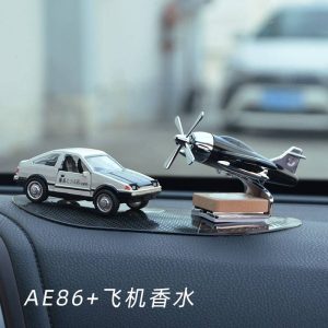 Solar Auto Ornamente kleine Flugzeuge Aromatherapie rotierende Autozubehör Autozubehör High-End-Parfüm männliche Mittelkonsole