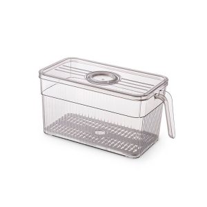 Refrigerator Storage Box with Airtight Sealing in Compact Design
