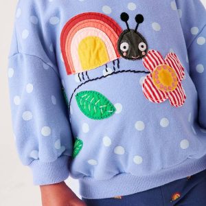 Autumn new girls' sweatshirt set, long-sleeved cotton children's set, children's suit