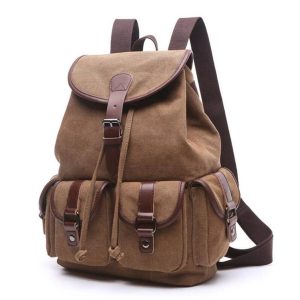 New fashion men's backpack vintage canvas backpack school bag men's travel bags large capacity travel laptop backpack bag