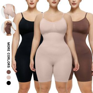 Full Body Tummy Control Shapewear Hip Lift Seamless Shapewear Women's corset full body strap pull-in body piece lingerie