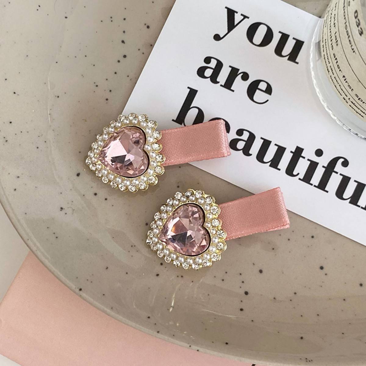 Heart-shaped Hair Clip