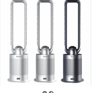 ROZI Tower Fan: Powerful Air Filtration, Negative Ion, 35W