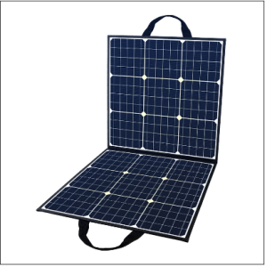 Portable 50W Solar Panel Charger for Generator and Phone