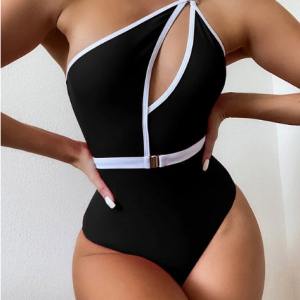 One-Shoulder Backless Hollow Sexy Swimwear