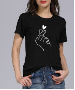 Stylish Loose T-Shirt for Women with Unique Refill Pattern