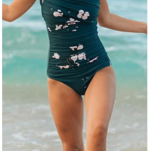 Off-Shoulder One Piece Swimsuit with Victoria's Sophisticated Design