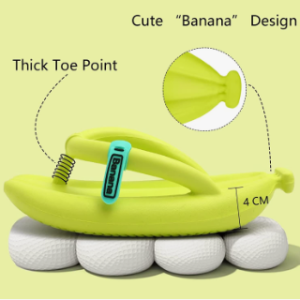 Creative Fruit Shoes: MAIITRIP Unisex Banana Flip Flops for Men and Women