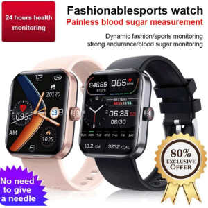 Bluetooth Fashion Watch with 24 Language Support, 24/7 Heart Rate and Blood Pressure Monitoring. Free Shipping when Buying 2.