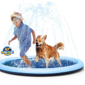 Kid-friendly and Pet-safe Non-Slip Splash Pad