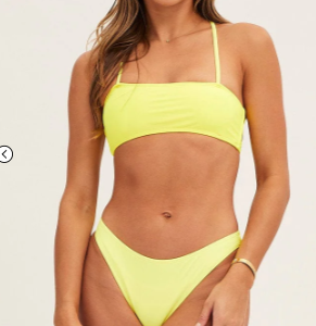 Two-Piece Orange Bikini for Summertime Fashion