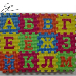 Russian alphabet toys Kids baby play puzzle mats 55 * 55MM carpet rugs babies puzzle 33PCS Russian Language & 3PCS number of fo