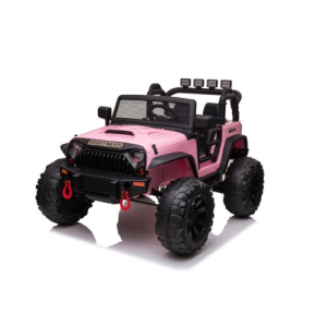 JEEP Double Drive Children Ride- on Car With 40W*2 12V9AH*1 Battery,Parent Remote Control ,Electron assisted steering wheel, Foot Pedal ,Led lights,mu