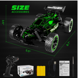 Sleek LED-Lit RC Racing Cars for Kids by Sinovan