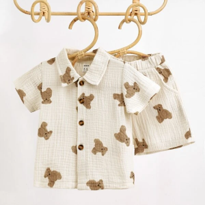 Baby Cartoon Graphic Shirt & Shorts