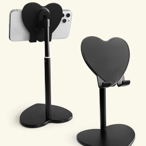 Heart-Shaped Stand: Ideal Desktop Phone Holder