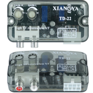 12V Car Audio Stereo Converter Auto Speaker Level RCA Adapter High To Low VF Output Automotive Accessories Cartronics Universal