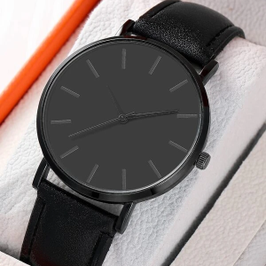 Classic and Elegant Men's Quartz Watch with Round Pointer