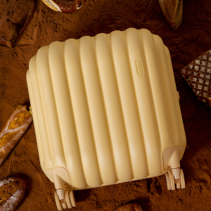 Lightweight Yellow Hardside Luggage with Spinner Wheels & TSA Lock