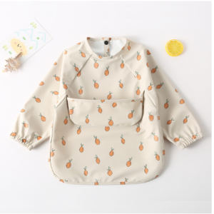 Waterproof Long Sleeved Bib for Kids - Easy to Clean