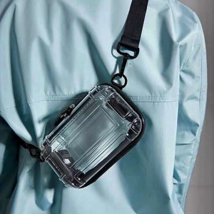 Mini Men Clear Box Bag