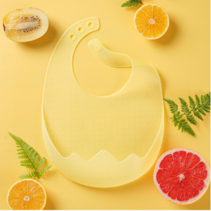 Baby Waterproof Silicone Bib - Soft Adjustable Feeding Apron