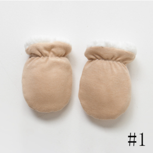 Thick Warm Fleece Newborn Baby Winter Gloves, Full Finger