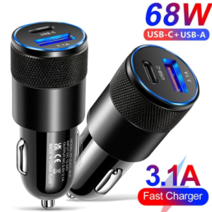 Fast Charging Car Charger for iPhone, Xiaomi, Huawei, Samsung