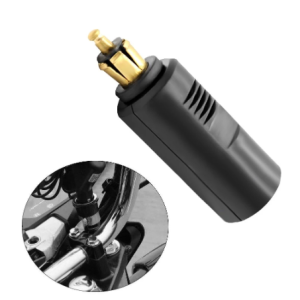 12-24V EU Plug DIN Socket To Cigarett Lighter Converter Adapter For Motorcycle Motorbike European Plug Refit Accessories