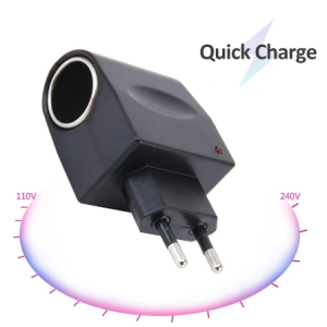 Universal AC to DC Car Power Adapter Converter, 220V-12V