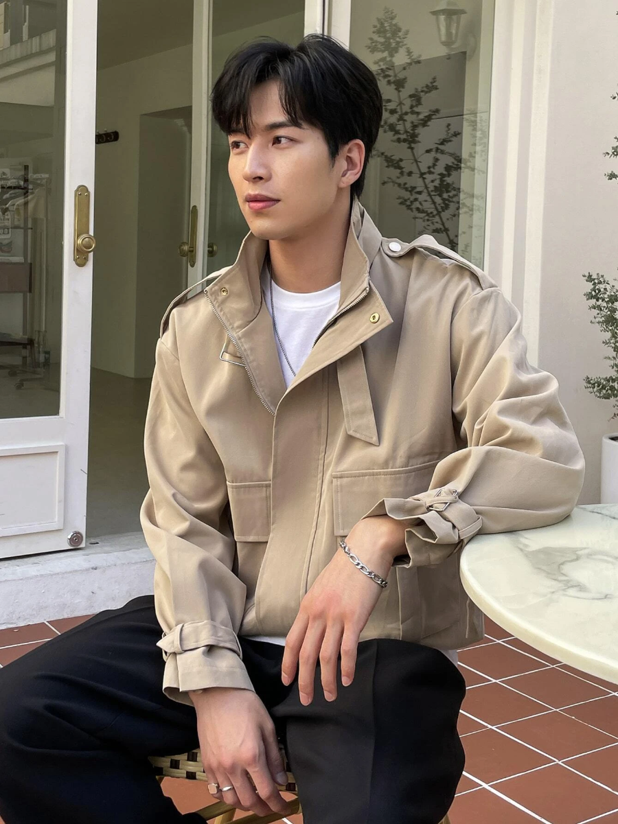 DAZY Zip Up Jacket for Stylish Men