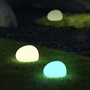 Waterproof LED Spherical Lawn Light for Outdoor Decoration with Solar Power