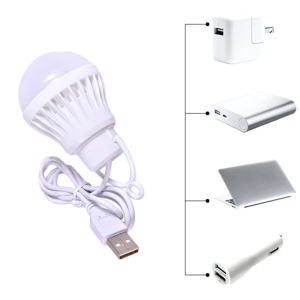 Portable USB Power Lamp for Outdoor Camping and Hiking