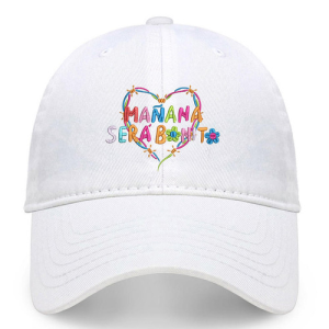 Black Casual Print Baseball Cap