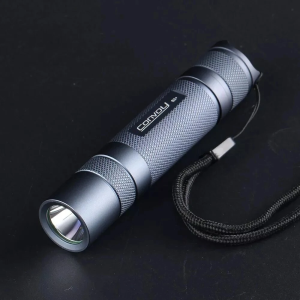 Convoy S2+ SST20 LED Flashlight 5000K 7135*8 12-Group Modes 18650 Camping Light Hunting Emergency Lantern Flashlight - Grey 5000K
