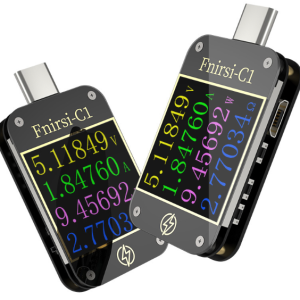 FNIRSI-C1 USB tester voltage ammeter fast charging charging power detection pd decoy km001C