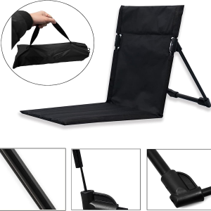 Outdoor folding beach chair camping lightweight single chair camping portable leisure chair travel one-piece backrest chair