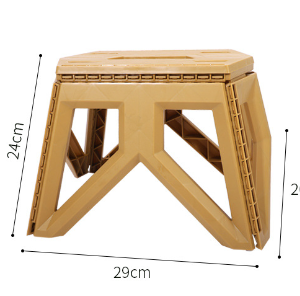Outdoor camping small folding stool simple adult small bench camping portable plastic stool fishing stool Maza