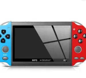 Ins New X7 Mini Handheld Game Console 8G Memory Game Machine 4.3 inch Camera MP5 LCD Rechargeable Portable TV Game Player