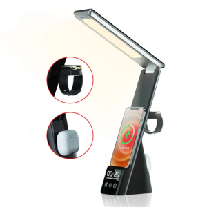 Desk lamp wireless charger creative folding eye protection multi-function wireless charging bracket six in one wholesale