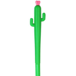 Cute cartoon pressure relief pen cactus soft glue neutral pen student creative stationery prickly pear shape pen