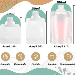 Portable Travel Fluid Makeup Packing Bag(10 Pcs)