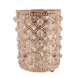 European crystal makeup brush storage tube brush eyebrow pencil bucket cosmetic storage box dormitory gods lipstick shelf