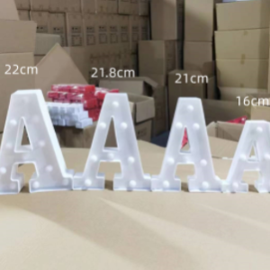 English letter lights DIY birthday gift proposal decoration