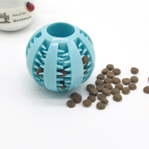 Interactive chewing ball Pet teeth cleaning toys Dog rubber balls chewing bite-resistant leaking food balls toy balls chewing watermelon balls.