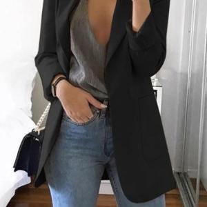 Casual Long Sleeves Suit Jacket