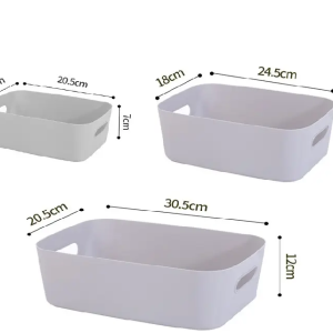 Square desktop storage box cosmetics drawer rectangular sorting box sundries snack storage basket kitchen storage basket